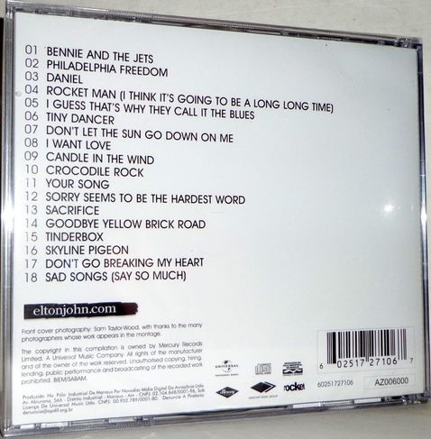 CD Elton John - Rocket Man - The Definitive Hits