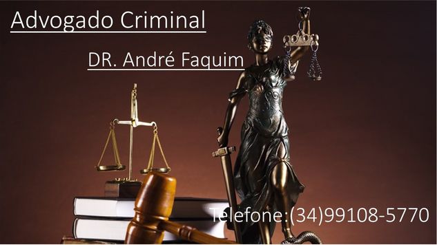 Dr André Faquim, Advogado Criminalista Uberaba Mg,