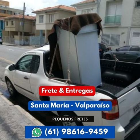 Frete Santa Maria DF - Frete Valparaíso GO (pequenos Fretes)