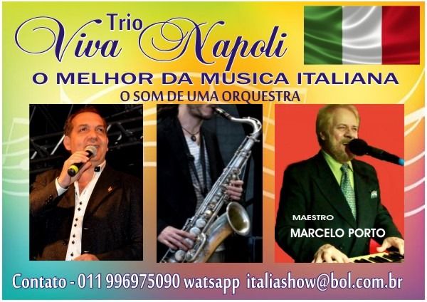 Cantor Italiano em Sua Casa = Viva Napoli-trio