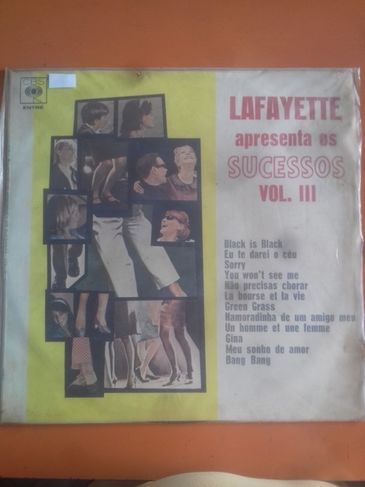 Lp Lafayette - Os Sucessos Vol. 3 - 1967