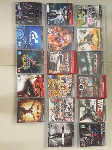 Playstation 3 160gb Slim (cech 3001a) 2 Controle + 17 Jogos