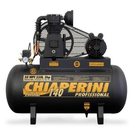Compressor de Ar 10pcm 2hp 110 Litros Monofásico - Chiaperini-10mpi110