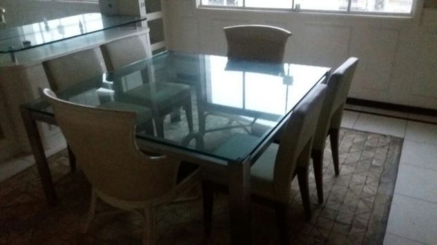Mesa com 6 Cadeiras para Sala de Jantar
