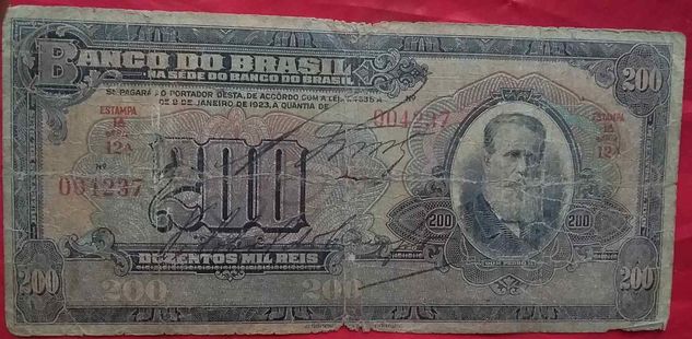 Cédula Réis Mario Numismática Zona Norte de São Paulo SP Loja Virtual