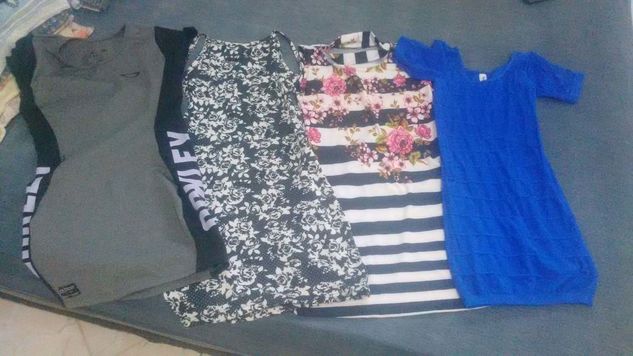 Shorts, Vestidos, Blusa e Sandália