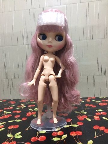 Boneca Blythe Doll Articulada Cabelo Rosa