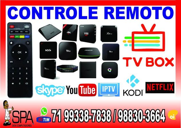 Controle Remoto para Smart Tvbox 4k em Salvador BA