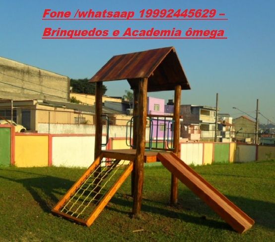 Playground Casinha de Tarzan Madeira de Eucalipto Tratado