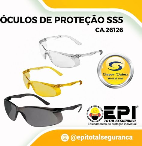 Oculos de Proteção Ss5 Epi Total Segurança Cuiabá MT