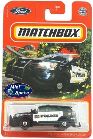 Matchbox 2016 Ford Interceptor Utility Polícia 1/64