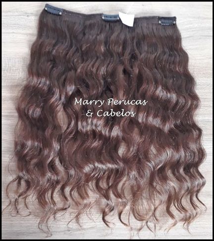 Faixa de Mega Hair Cabelo Natural Gaúcho
