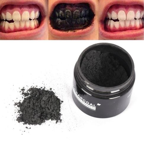 Clareador Dental Oral Pó de Carvão