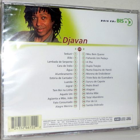CD Djavan - Série Bis (cd Duplo)