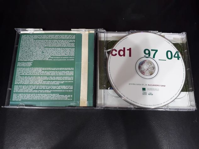 CD Alejandro Sanz - Grandes Exitos 91_04 (2 Discos)