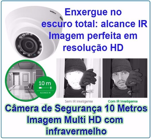 Câmera de Segurança Intelbras Multi Hd 10 Metros