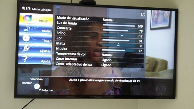 TV Panasonic 39" Led Lcd ( Digital ) Semi Nova