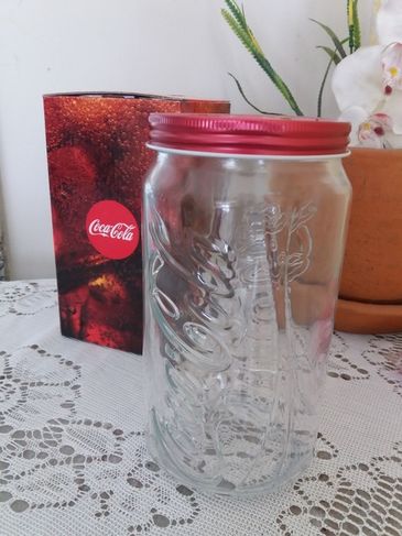 Pote de Vidro - Coca Cola - 1 Litro
