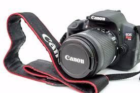 Câmera Digital Canon Eos Rebel T5 18mp Lente Ef S 18 55mm III Filma