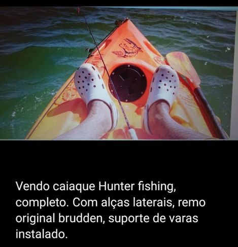 Caiaque Hunter Fishing
