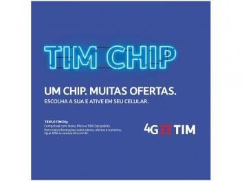 Chip Tim 4g - Pré-pago/controle