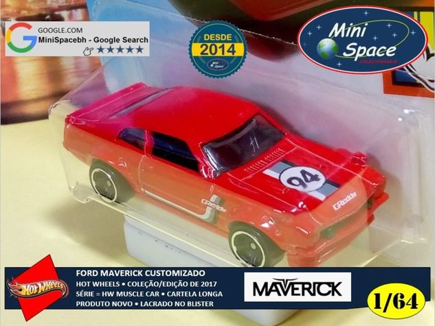 Hot Wheels Ford Maverick Custom Vermelho 1/64