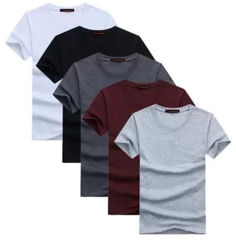 Kit 5 Camisetas Masculinas Blusa Camisa Qualidade Básicas
