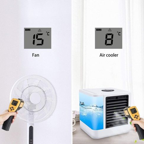 3 em 1 - Ar Condicionado Portátil - Umidificador de Ar - Ventilador Ar