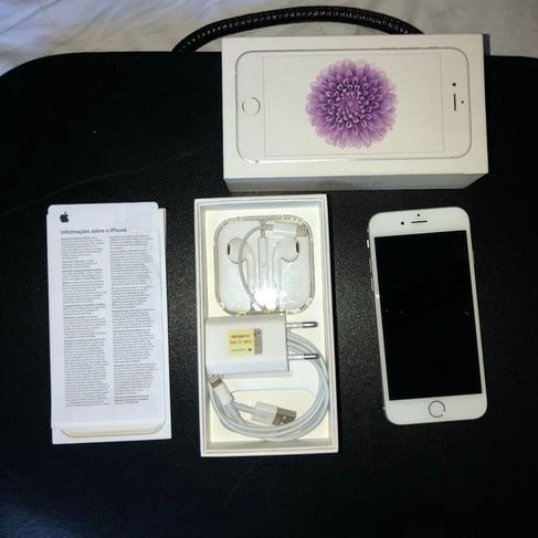 Iphone 6 Silver 64g 1500 com Nota Fiscal