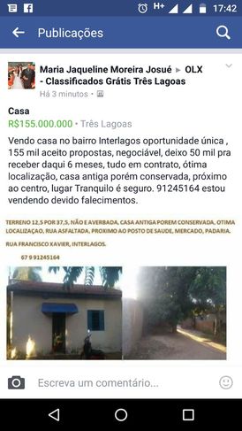 Vende SE uma Casa por 150 Mil no Interlagos