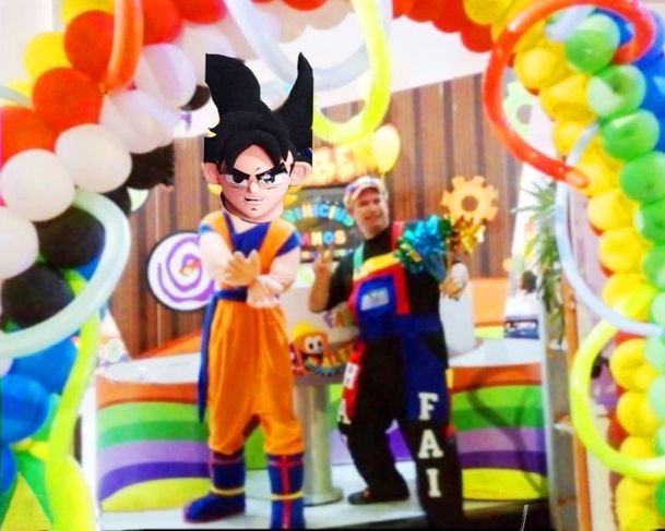 Goku Cover Personagens Vivos Festas Infantil