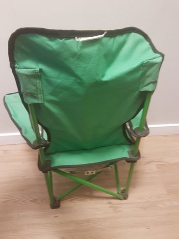 Cadeira Infantil Dobrável. Sapo Verde
