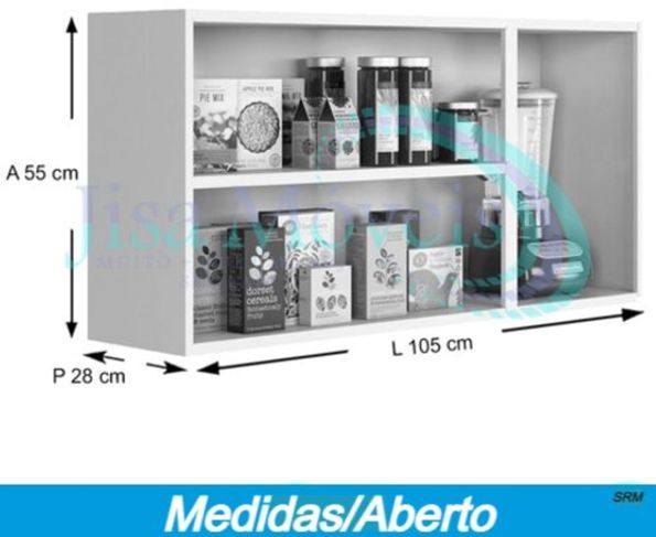 Armário Aéreo Aço Criativa, Montagem e Frete Grátis*