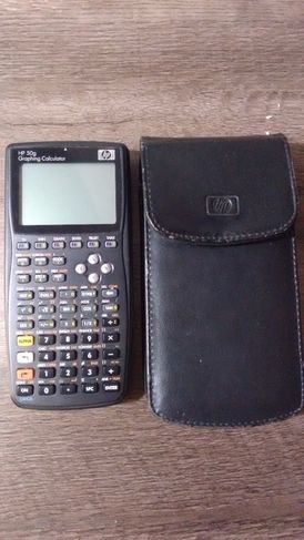 Calculadora Hp 50g + Manual + Capa + Cabo Usb + Pilhas