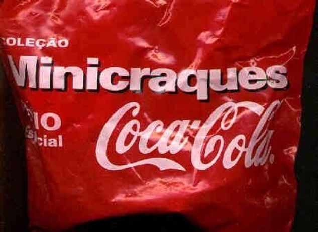 Trio Minicraques Coca Cola Lacrado Romário Dunga Ronaldo Bola Ouro Toy