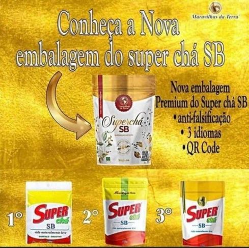 Super Chá Sb Original Emagrecedor Natural