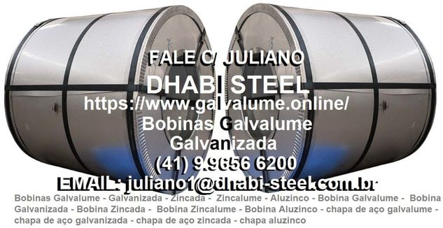 Galvalume 0,40 é na Dhabi Steel (aluzinco)