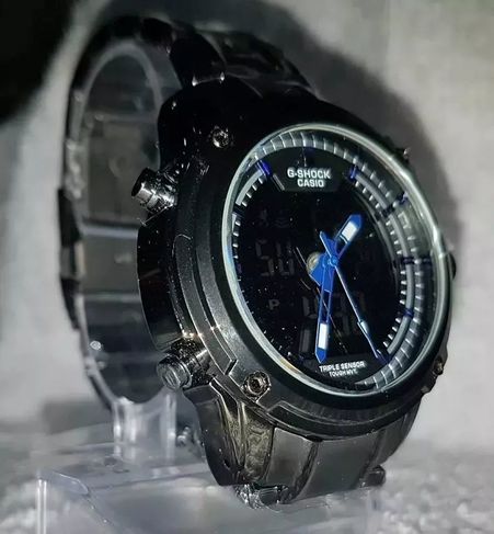 Relógio Masculino Preto e Azul Gshock