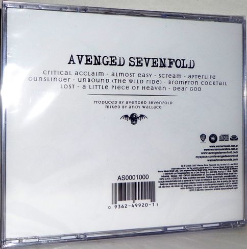 CD Avenged Sevenfold - Avenged Sevenfold 2007