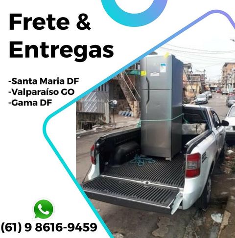 Santa Maria DF Frete - Frete Valparaíso GO Frete - Gama DF Frete