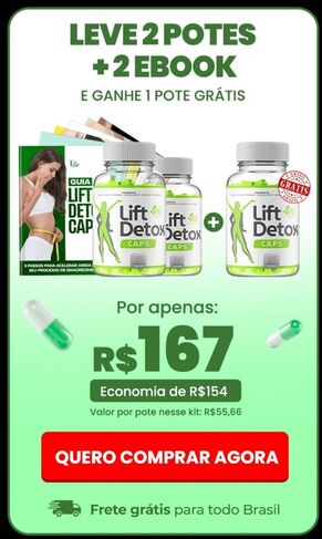 Detoxifique Seu Corpo com Lift Detox Caps