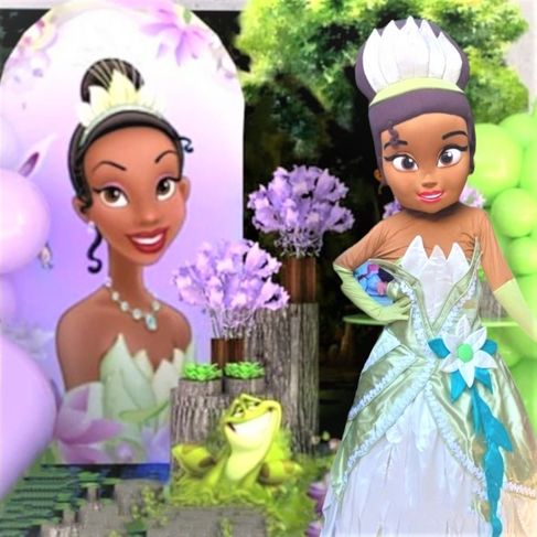 Tiana Princesa Personagens Vivos Cover Princesas