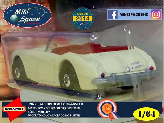 Matchbox 1963 Austin Healey Roadster 1/64