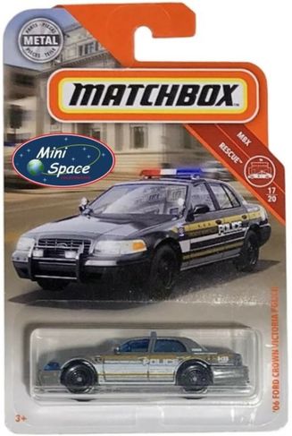 Matchbox 2006 Ford Crown Victoria Unidade K9 Polícia 1/64