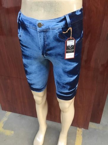 Bermuda Jeans Masculina com Elastano. Vários Modelos. Fabrica Goiânia