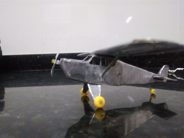 Mini Aviao de Aluminio