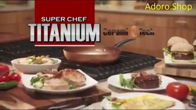 Frigideira Profissional Super Chef Titanium