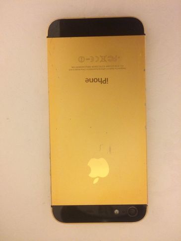 Iphone 5 de 16gb Dourado e Preto