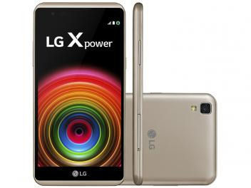 Smartphone Lg X Power 16gb Dourado Dual Chip 4g Câm. 13mp Flash