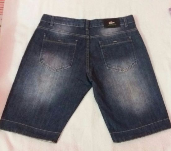 Bermuda Lacoste Jeans Tamanho 44 Masculina Nova